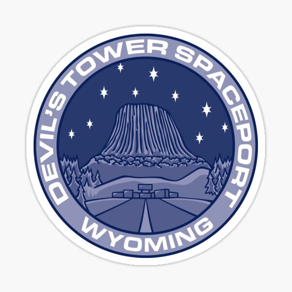 Item preview, Devil's Tower Spaceport designed and sold by DoodleDojo.