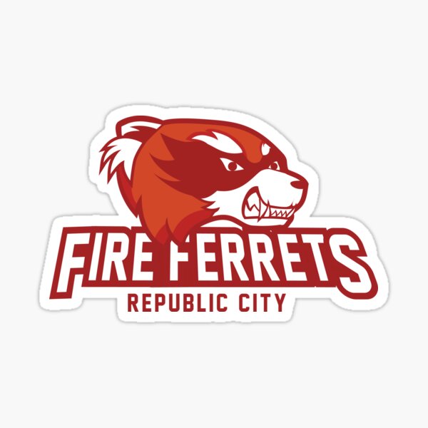 Republic City Fire Ferrets Sticker