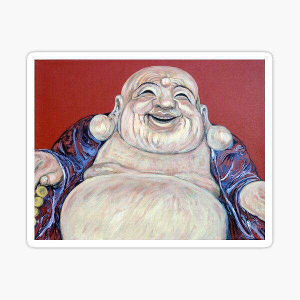 Lucky Buddha Sticker