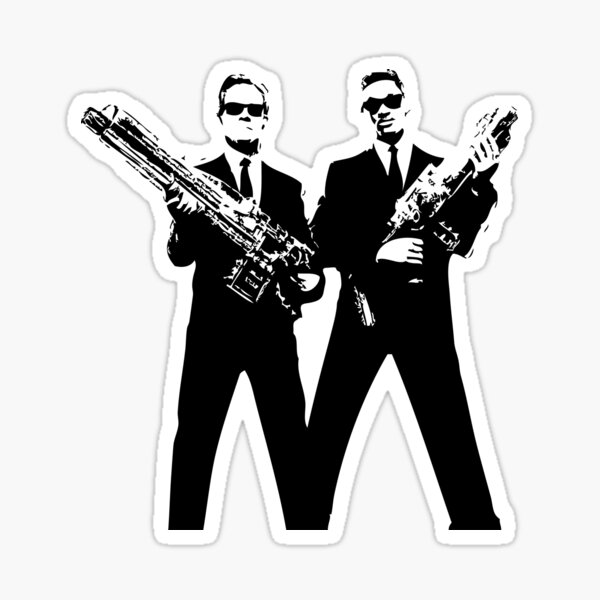 Men in Black Sticker