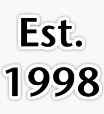 1998 Sticker