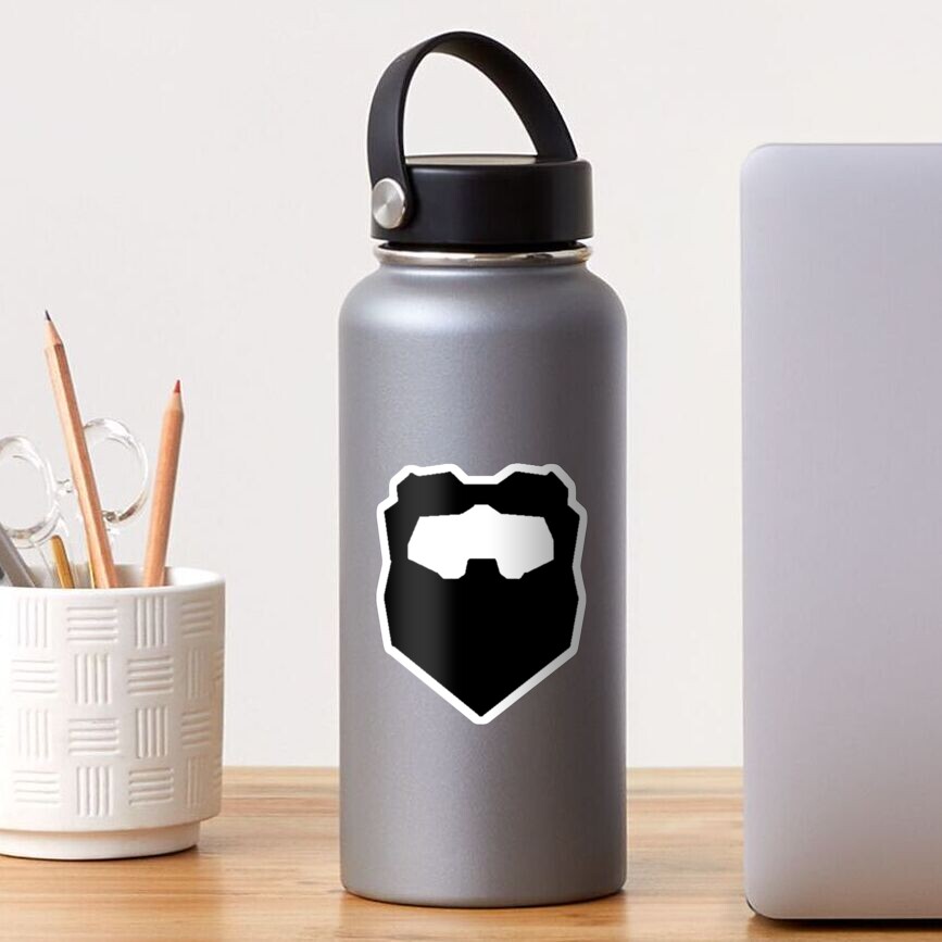 Troy & Abed Evil Moustache Sticker