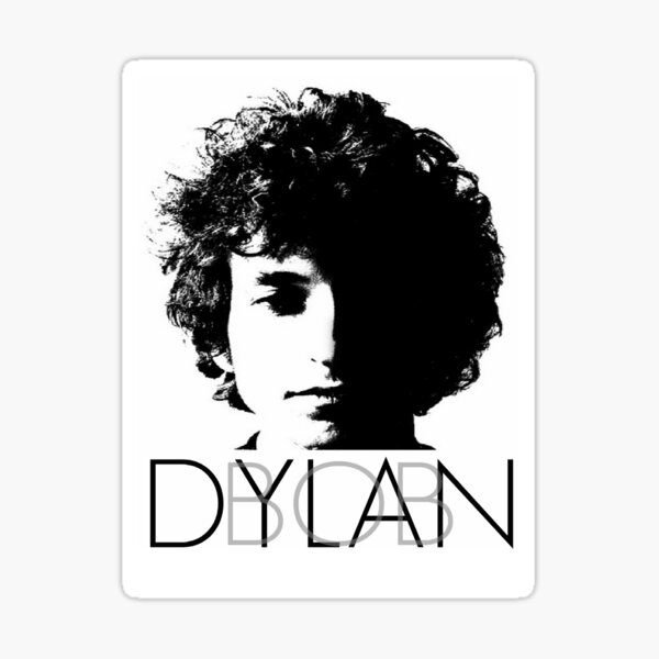 Bob Dylan Bumper Sticker Decal 