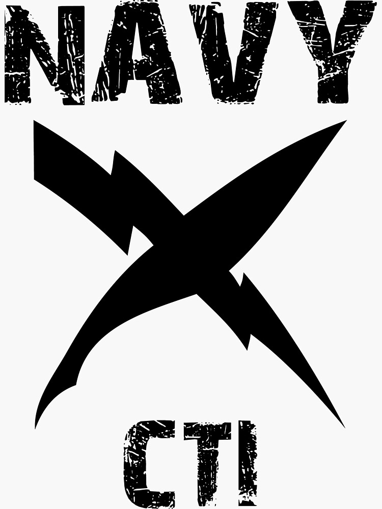 us-navy-cti-insignia-black-sticker-for-sale-by-courson-redbubble