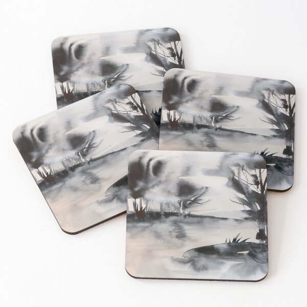 Item preview, monochrome landscape designed and sold by Marianna Tankelevich.