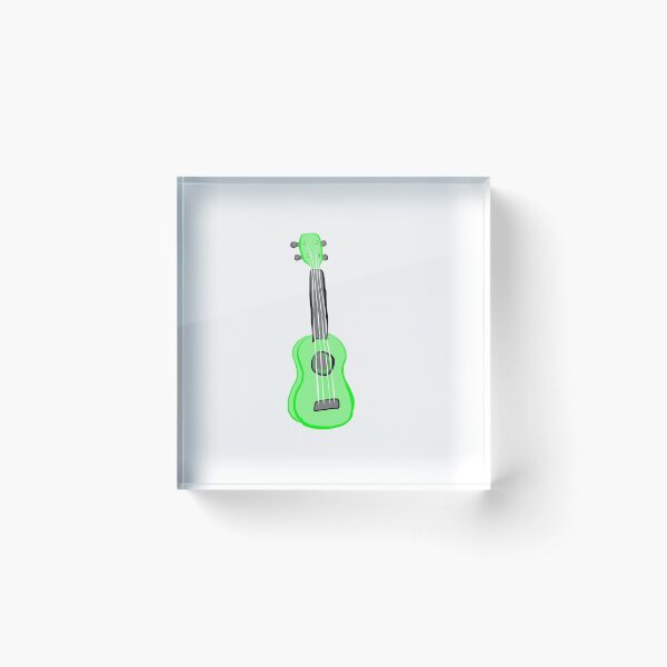 Item preview, bright green ukulele designed and sold by pasengo.