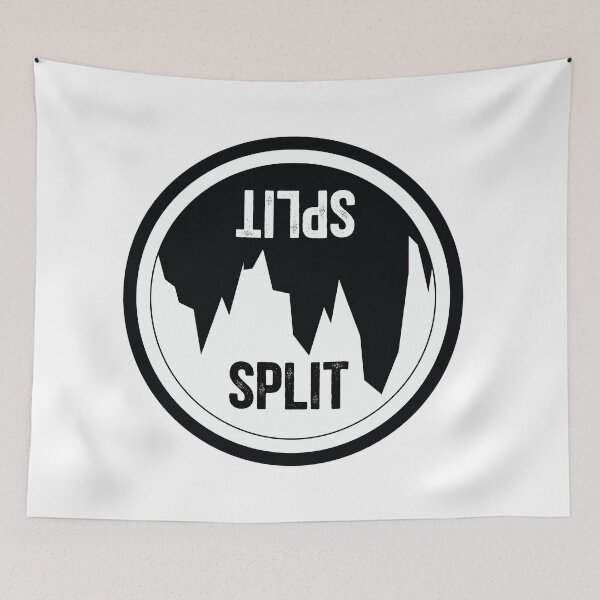 Item preview, Split Sticker Black/White designed and sold by Kletova.