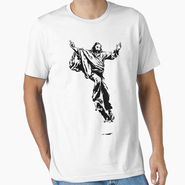 Ollie Christ (black on light tee) Essential T-Shirt