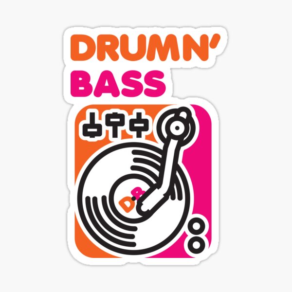 Drum And Bass Stickers Redbubble
