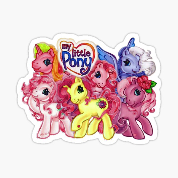 Vintage My Little Pony Sticker