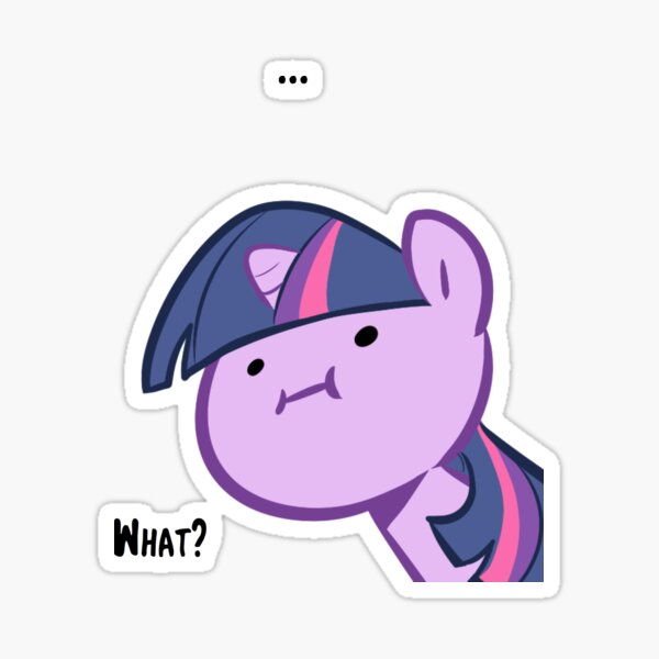 Item preview, Twilight Sparkle: What? designed and sold by tyko2000.