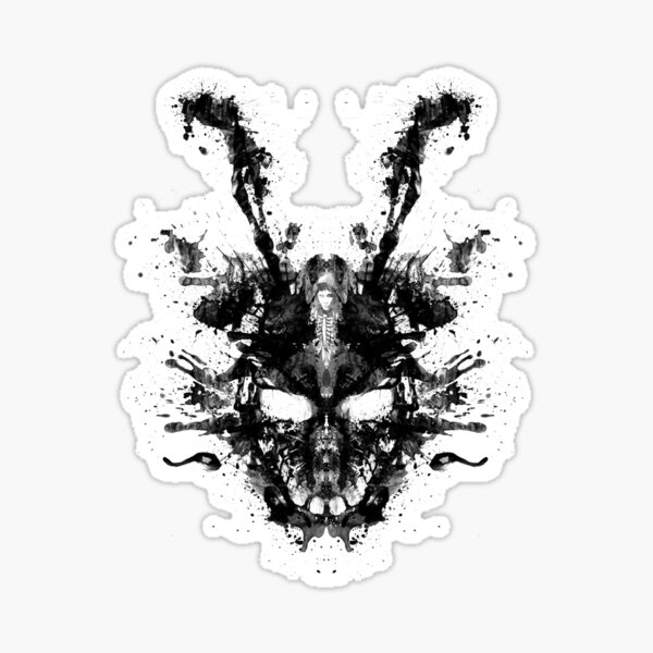 Imaginary Inkblot- Donnie Darko Shirt Sticker