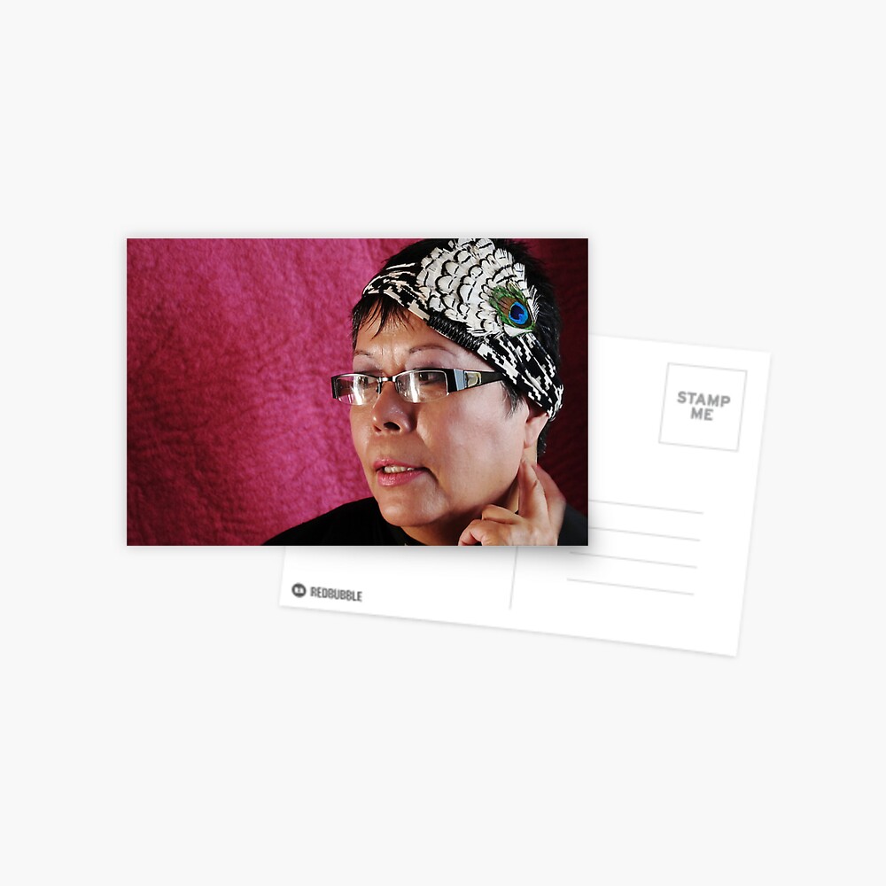(535) Peacock turban (card) Postcard