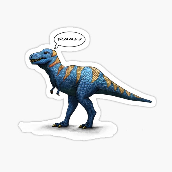 Dinosaur - T Rex - raar! Sticker