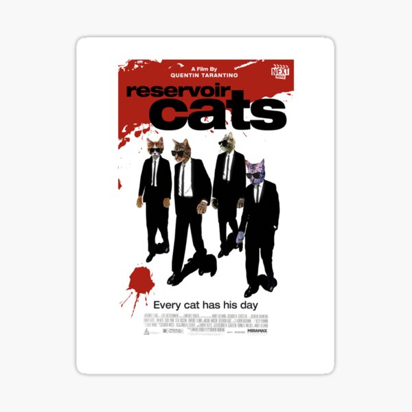Reservoir Dogs (Cats) Meow Sticker