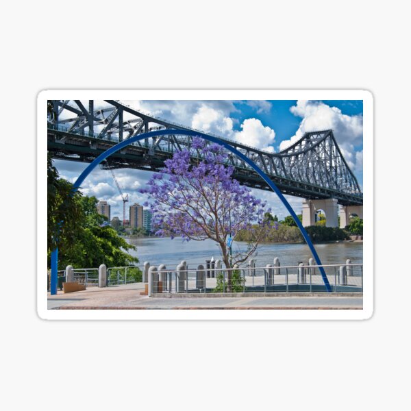 Story Bridge Through Arch Brisbane Australia Sticker