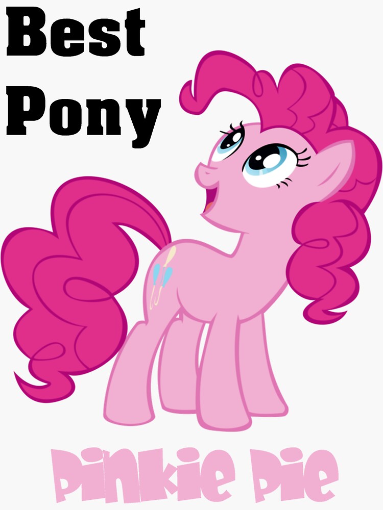 Pinkie Pie Best Pony T-Shirt | Sticker