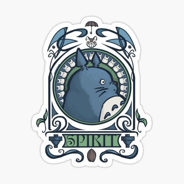 Forest Spirit Nouveau Sticker
