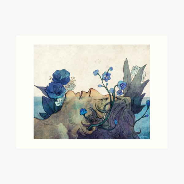 Flowery Mikkelsen Art Print