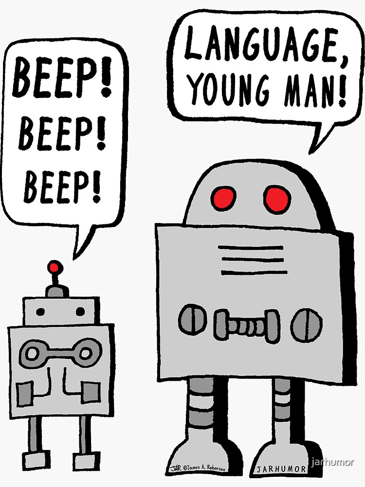 Beeping Robot by jarhumor