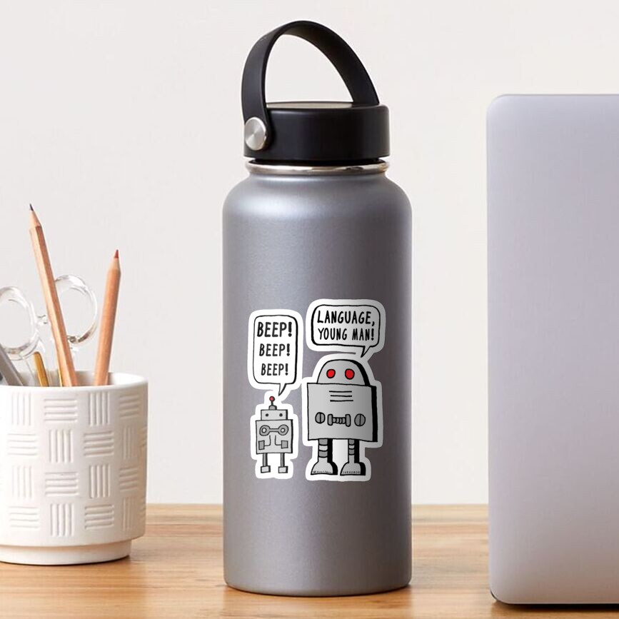 Beeping Robot Sticker