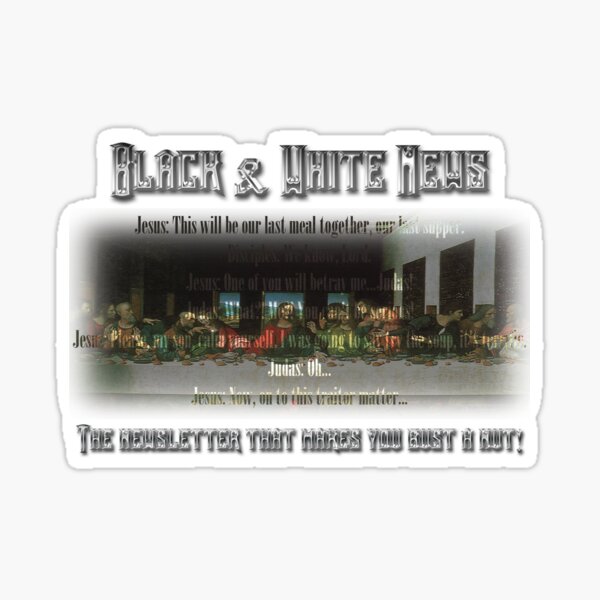 Item preview, The Black & White Last Supper designed and sold by joshjen10.