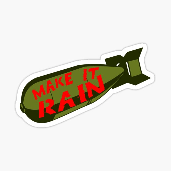 Make it Rain Sticker