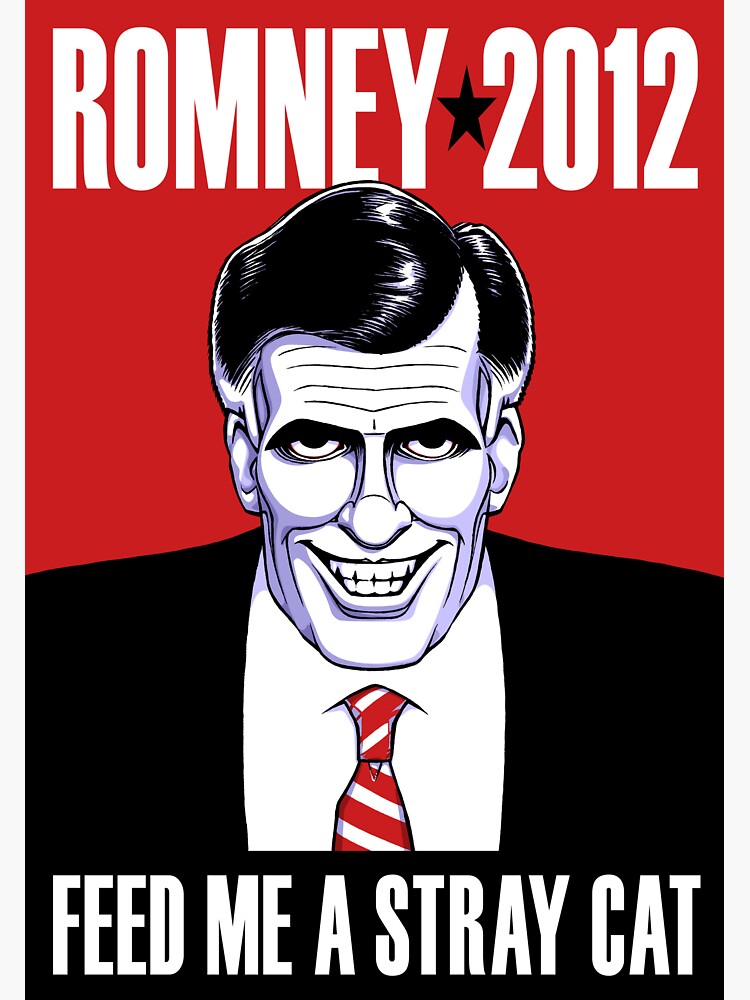 Thumbnail 3 of 3, Sticker, Mitt Romney: American Psycho designed and sold by DeepHurting.