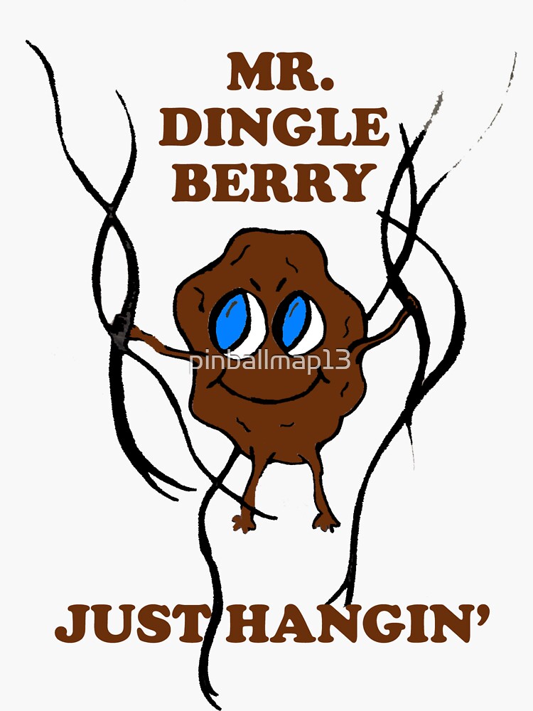 mr-dingleberry-sticker-for-sale-by-pinballmap13-redbubble