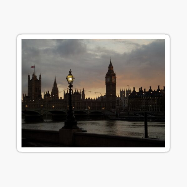 Westminster at Sunset (3) Sticker