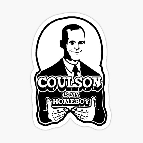 Coulson is My Homeboy (Outline) Sticker