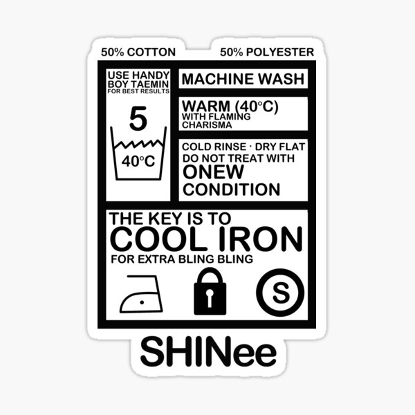 SHINee Washtag Sticker