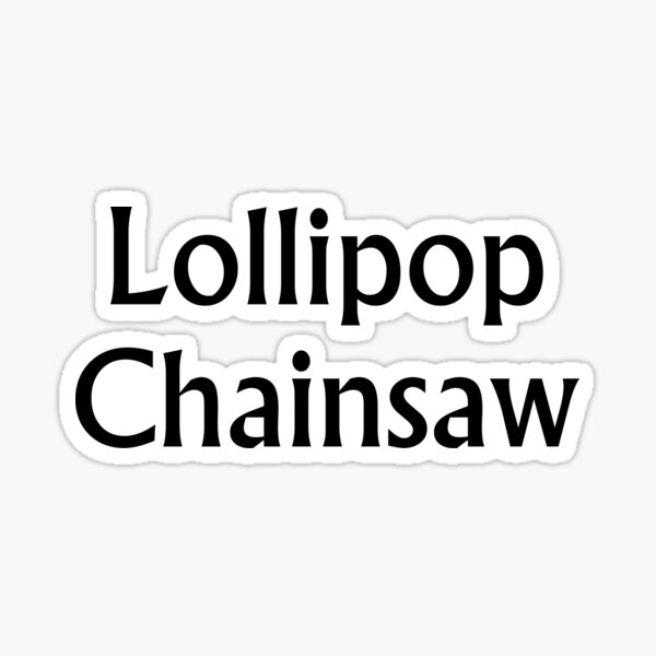 Juliet Starling Lollipop Chainsaw Weatherproof Anime Sticker 6 Car Decal S2