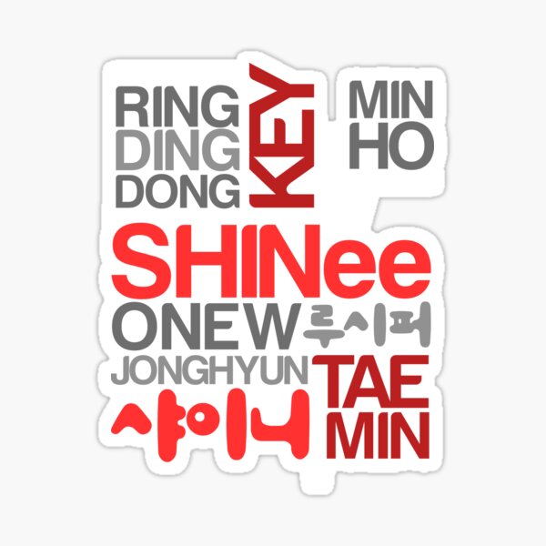 RGW SHINee Sticker