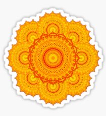 omulyana dancing mandala Sticker