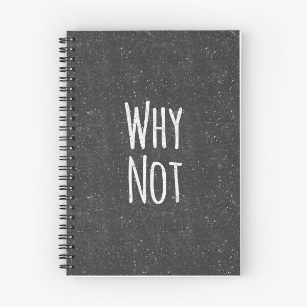 Item preview, Modern Black and White " Why Not" designed and sold by Blkstrawberry.