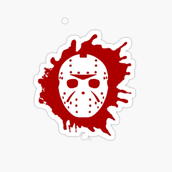 Jason Mask Sticker