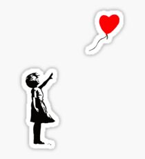 Banksy Balloon Sticker