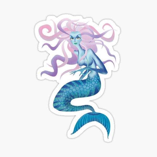 Vista previa del artículo con la obra «Sirena», diseñado y vendido por makoshark.