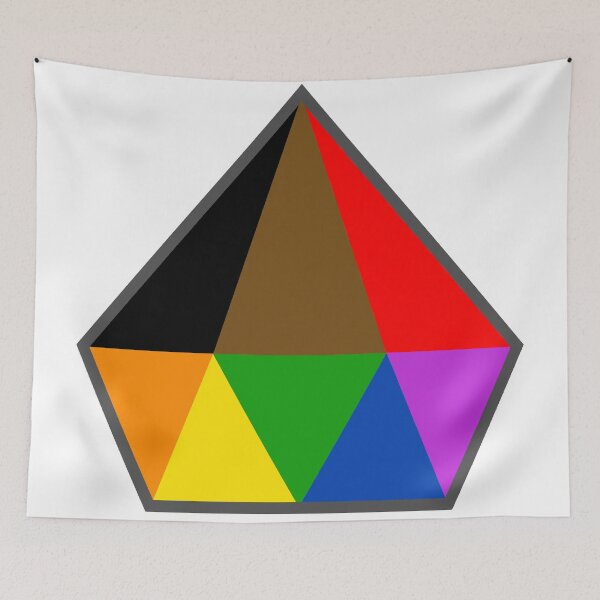 Item preview, Pink Diamond People of Color Inclusive Flag Gem designed and sold by Kmlovejoy.