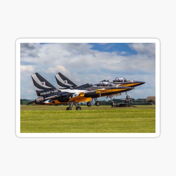 Black Eagles take-off Pair Sticker