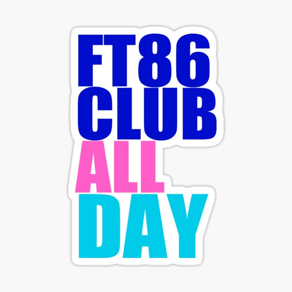 Item preview, FT86CLUB ALL DAY Shirt designed and sold by Snoopyalien24.