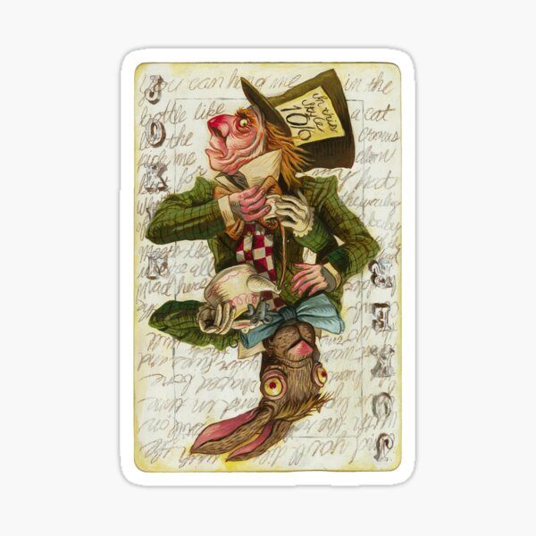Item preview, Mad Hatter Joker Card designed and sold by darickmaasen.