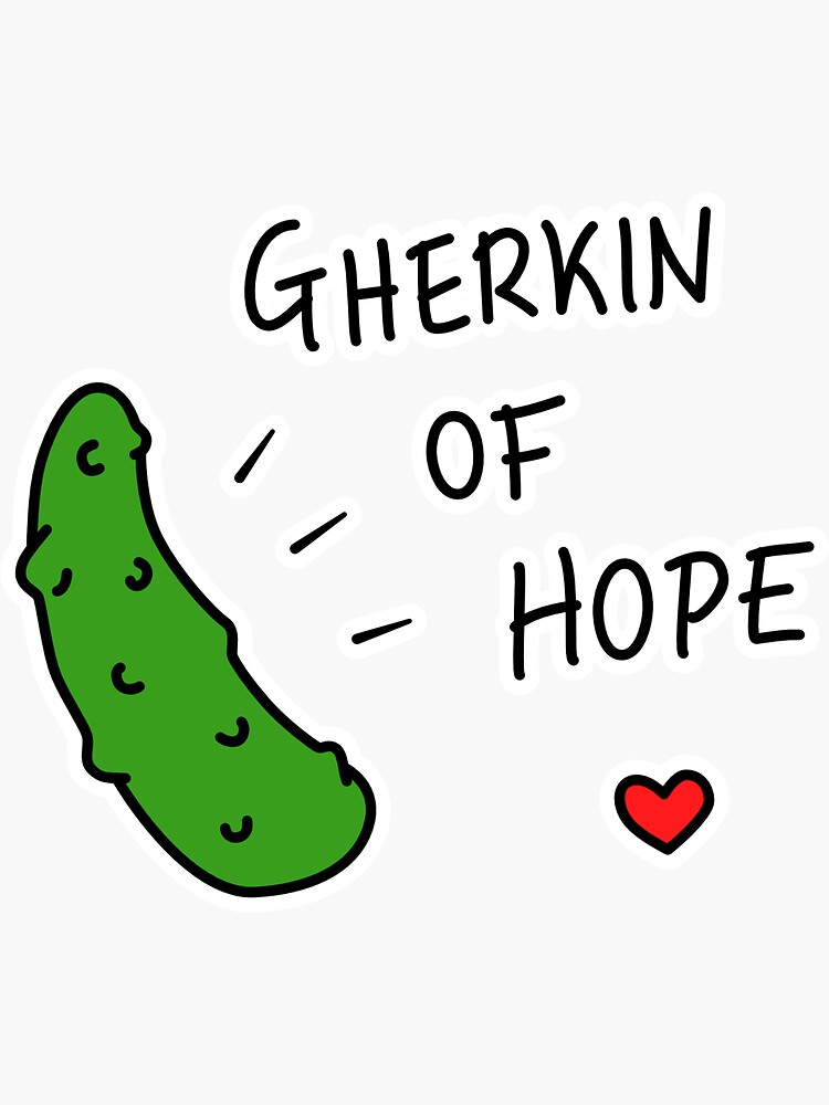 Gherkin Of Hope - two lof bees by Cheeseness
