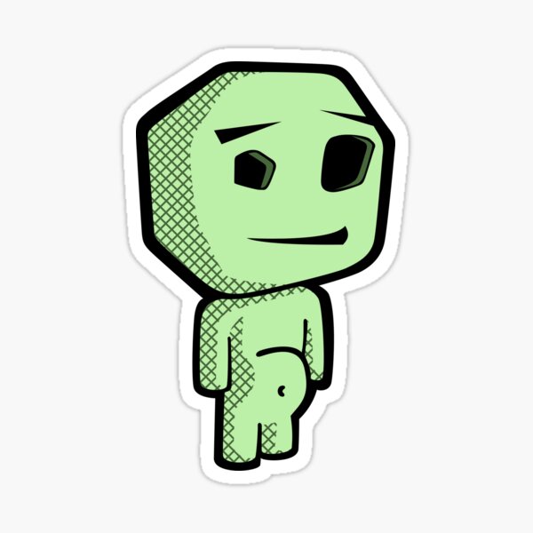 Bighead Stickers Redbubble - scariest heads in roblox find the bigheads youtube