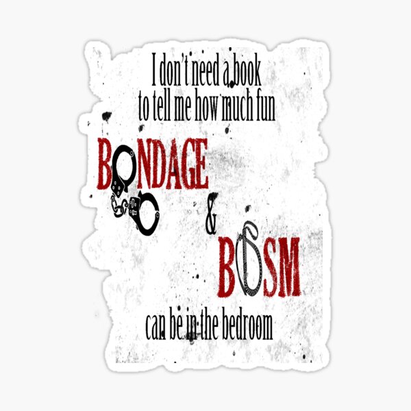 Fifty Shades of Bondage & BDSM Sticker
