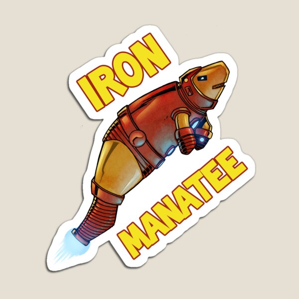 Item preview, Iron Manatee SALE! designed and sold by jomiha.
