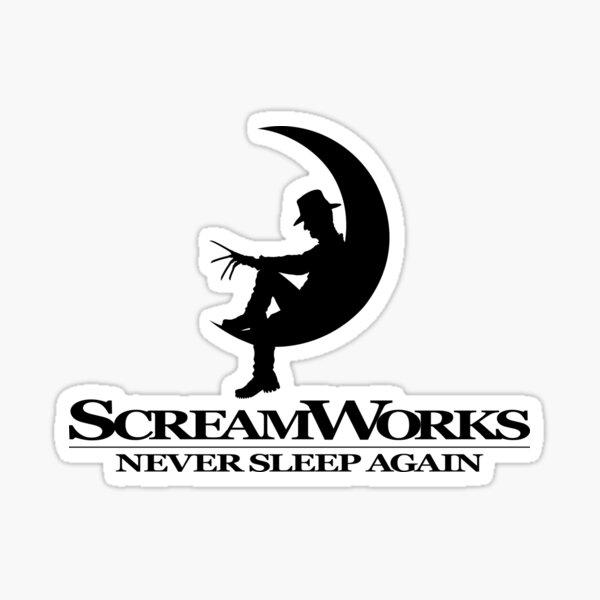 ScreamWorks (Black) Sticker