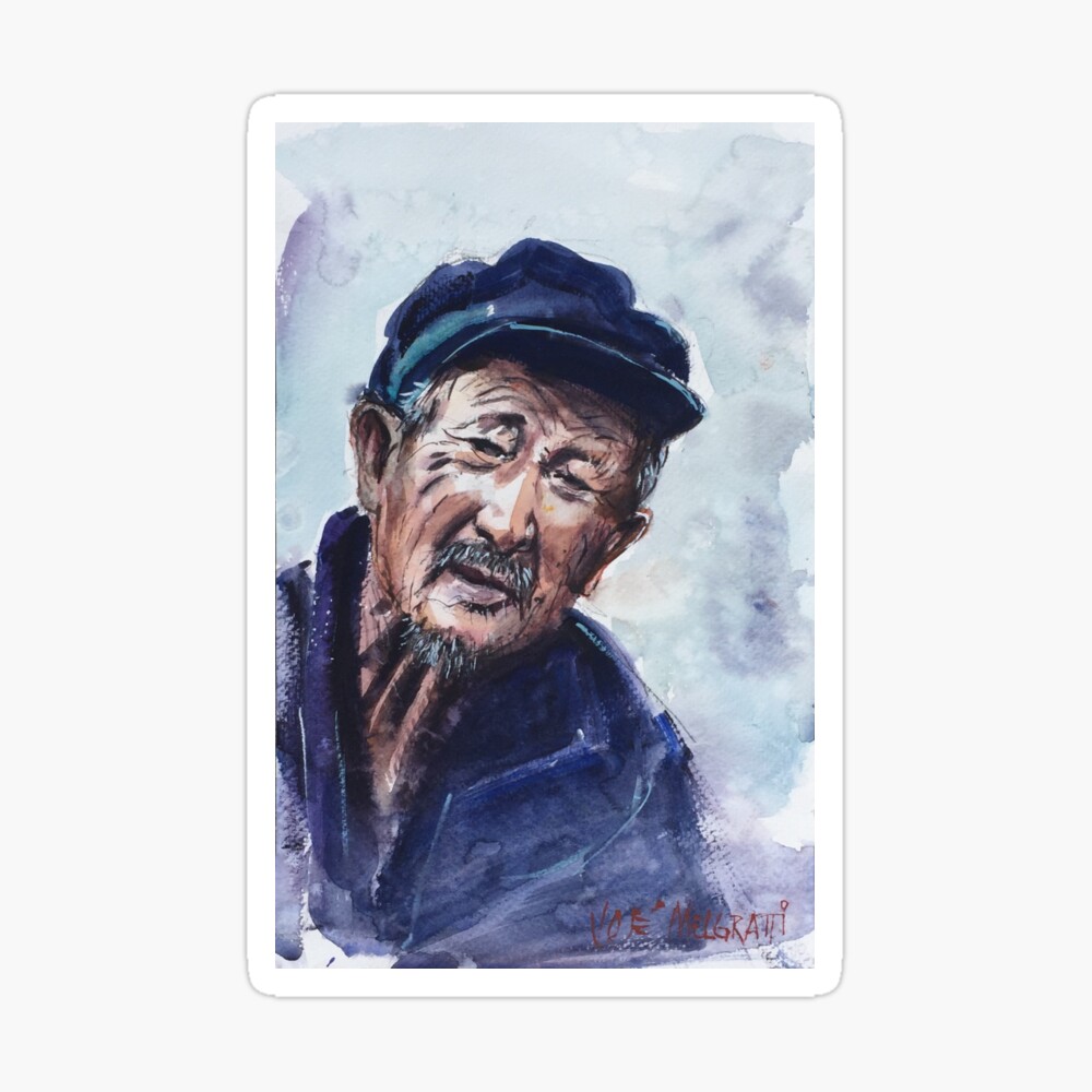 Chinese Old Man Ipad Case Skin By Jadlart Redbubble