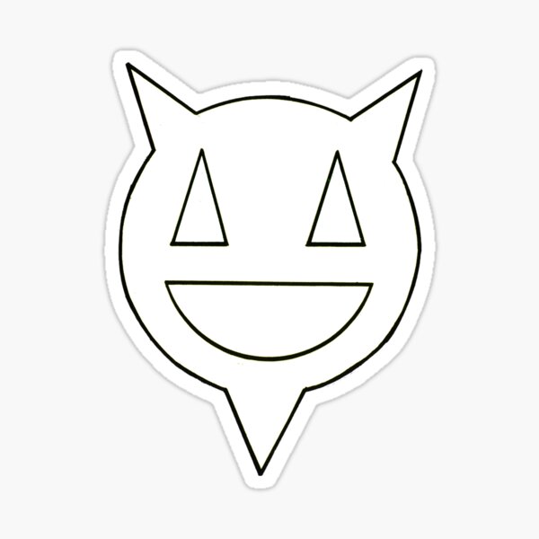 Percentum logo black outline Sticker